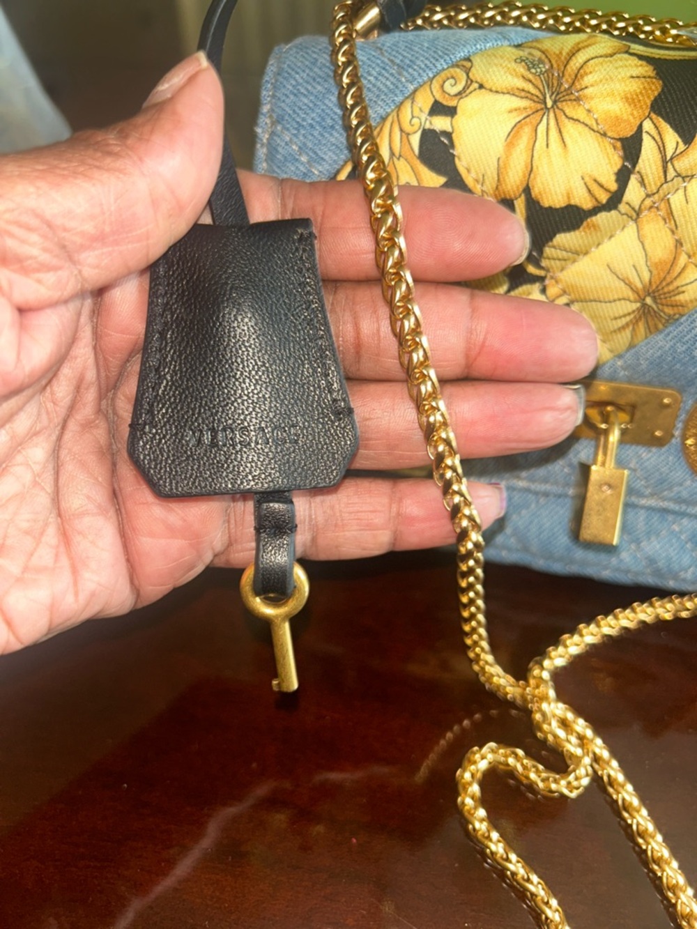 Denim Versace w/ Lock and key - Picture 8 of 10